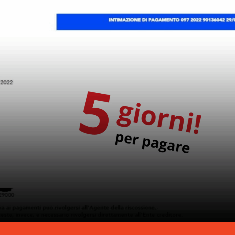 Intimazione di pagamento